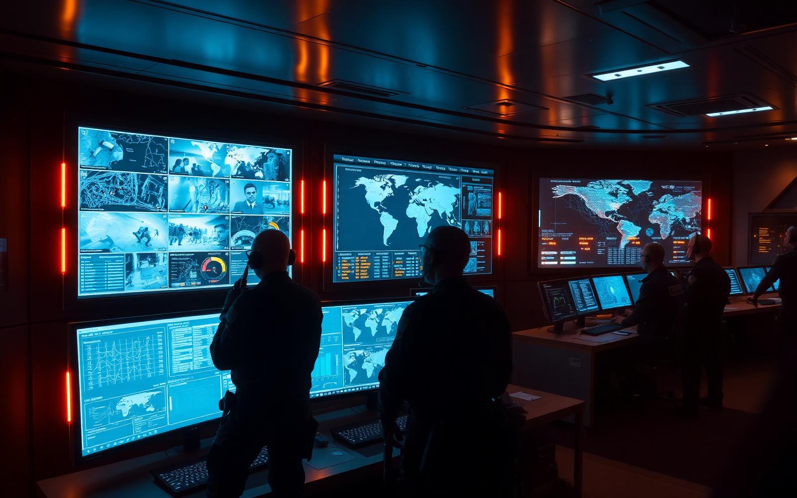 TDK security operations centre with live monitoring walls